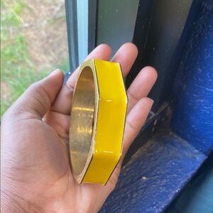Yellow and Gold Geometric women’s Bracelet